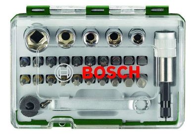 Bosch 2607017160 Bosch Prom 27-tlg. Schrauberbit- u. Ratschen-Set