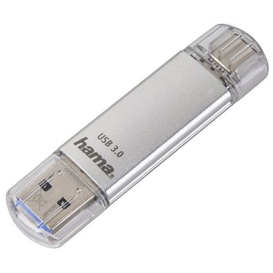 hama 00124161 USB-Stick C-Laeta silber 16 GB
