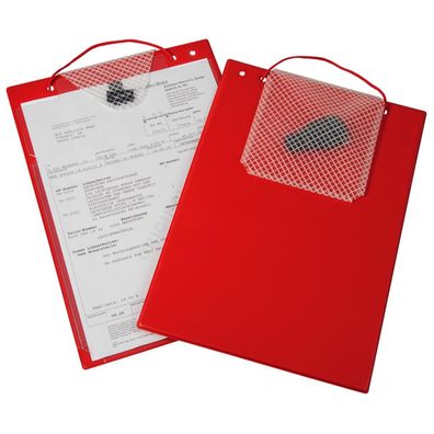 Eichner 9015-00396 Eichner Auftragstaschen Turbo rot für Eichner Einstecktafel