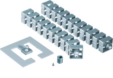 Kabelschlange Kunststoff Silber