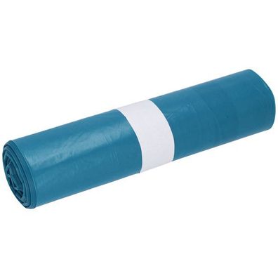 DEISS 20713 Müllsack Recycling - 70 Liter, blau, 25 Stück, Recycling-LDPE