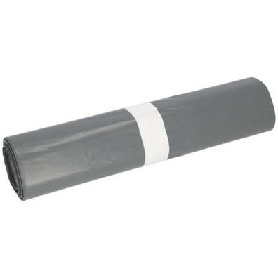 DEISS 14704 Müllsack Recycling - 70 Liter, grau, 25 Stück, Recycling-LDPE