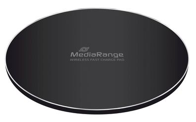 MediaRange MRMA118 Induktive Schnellladestation für Smartphones - max. 15W, schwarz