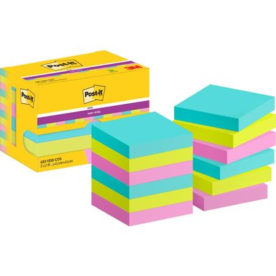 Post-it® 7100290180 Post-it® Super Sticky Miami Haftnotizen extrastark farbsortiert 1