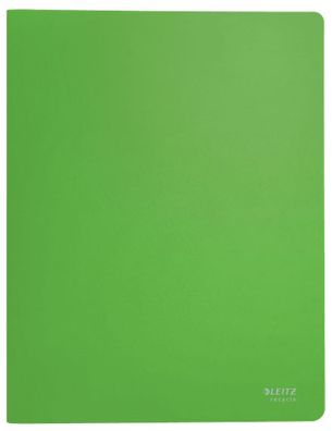 Leitz 4676-00-55 4676 Sichthüllenmappe Recycle - A4, 20 Hüllen, PP, klimaneutral, grü
