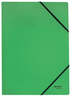 Leitz 3908-00-55 3908 Eckspanner Recycle - A4, 250 Blatt, Gummizug, Karton (RC), klim