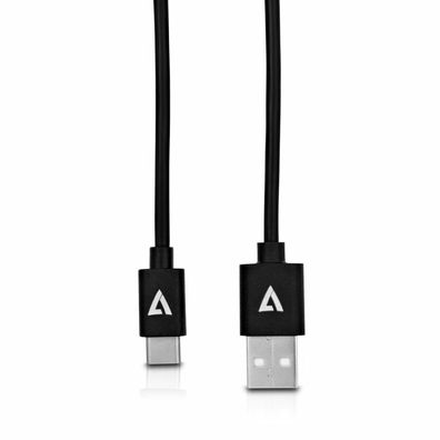 V7 V7u2ac-2m-Blk-1e Usb Cable Usb 2.0 Usb A Usb C Black