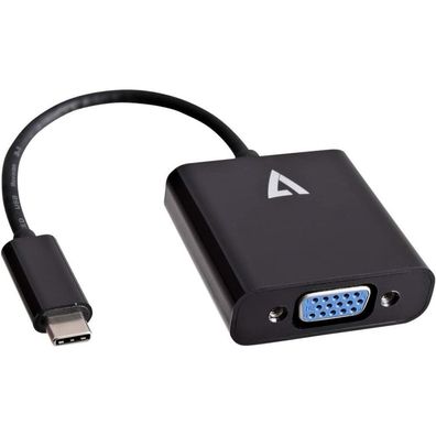 V7 V7ucvga-Blk-1e Usb-C Male To Vga Female Adapter Black