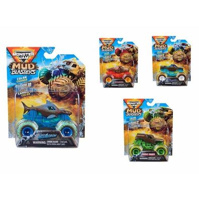 Monster Truck Monster Jam Mud Blasters 1:64 Blau