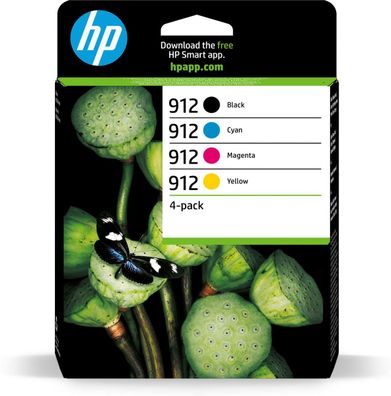 Hewlett Packard 6ZC74AE HP 6ZC74AE 4-Pack BK/C/M/Y No. 912