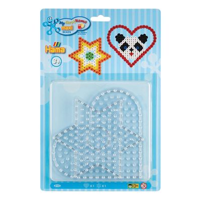 Hama 8105 Stiftplatten "Herz, Stern", im Blister