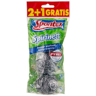 Spontex 3343 Spontex Spirinett Topfreiniger, 3 St