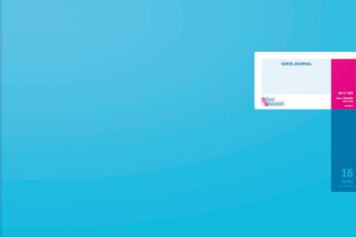 König & Ebhardt 8617669 Vario-Journal mit Kopfleiste Blattgröße 49 x 29,7 cm quer, Bu