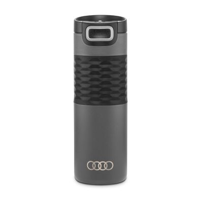 Original Audi Isolierbecher Trinkflasche Isolierflasche Logo 500ml grau 3292500100