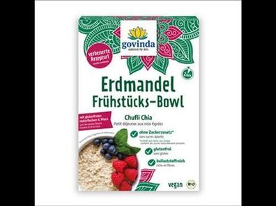 Govinda 3x Erdmandel Frühstücks-Bowl - Chufli Chia 500g