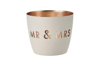Gift Company Madras Windlicht M MR & MRS 1 St