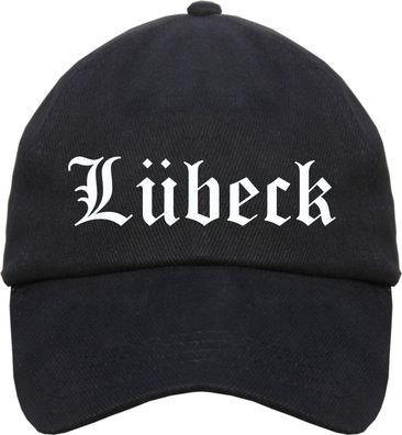 Lübeck Cappy - Altdeutsch bedruckt - Schirmmütze Cap - Größe: Einheitsg