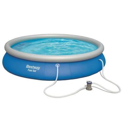 Schnellaufbaupool Aufstellpool-Set Fast Set 457 x 84 cm Bestway