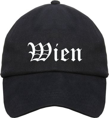 Wien Cappy - Altdeutsch bedruckt - Schirmmütze Cap - Größe: Einheitsgröß