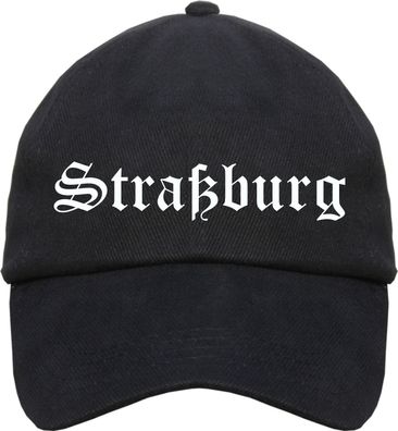 Straßburg Cappy - Altdeutsch bedruckt - Schirmmütze Cap - Größe: Einheit