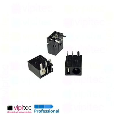 DC Buchse für 3,5x1,35 Hohlstecker THT 4x1,3 30V 0,5A Barrel Jack DC-006B-1.3A
