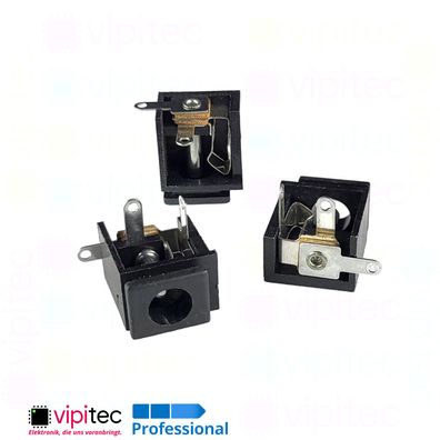 DC Buchse für 5,5x2,5 Hohlstecker THT 5,6x2,5 30V 0,5A Barrel Jack DC-009-2.5A