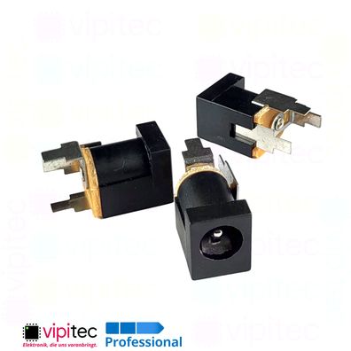 DC Buchse für 5,5x2,1 Hohlstecker THT 6,4x2 30V 0,5A Barrel Jack DC-013B-2.0A