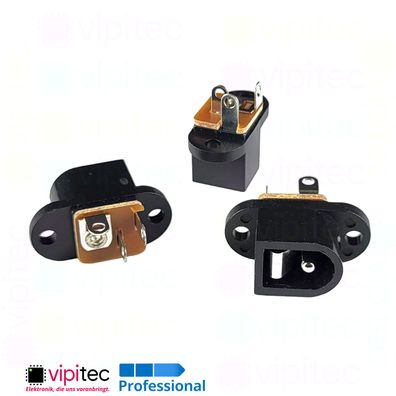 DC Buchse für 5,5x2,1 Hohlstecker THT 6,6x2 30V 0,5A Barrel Jack DC-016-2.0A