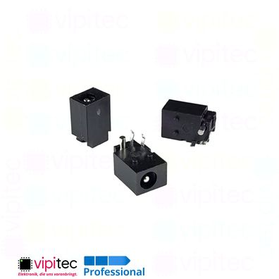 DC Buchse für 4x1,75 Hohlstecker THT 4,4x1,65 30V 0,5A Barrel Jack DC-023-1.65A