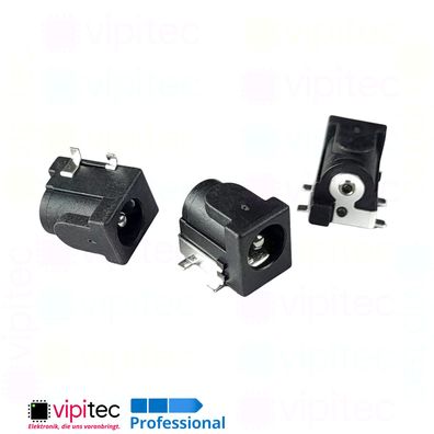 DC Buchse für 5,5x2,5 Hohlstecker SMD 6,4x2,5 30V 0,5A Barrel Jack DC-050-2.5A