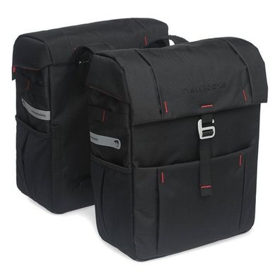 Doppelpacktasche New Looxs Vigo Double 37 Liter 31 x 40 x 15 cm (2x) - Schwarz