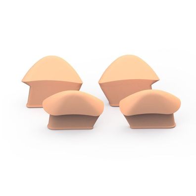 Unit 1 - U1INSDINOORAN - Einsätze für Kinderhelm Sparky - Dino - orange