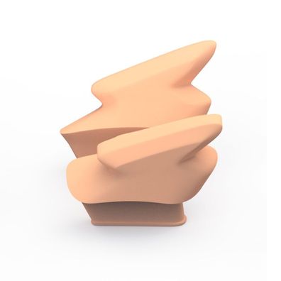 Unit 1 - U1INSLIGHORAN - Einsätze für Kinderhelm Sparky - Lightning - orange