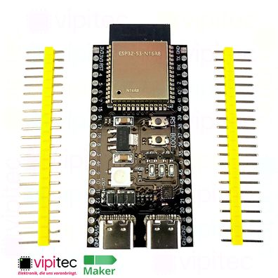 YD-ESP32-S3 Dual USB-C Entwicklungsboard 240MHz 16MB Flash 8MB PSRAM N16R8 Modul