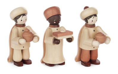 Miniaturfiguren Heilige Drei Könige (3) natur Höhe 6cm NEU Christi Geburt Weihnac