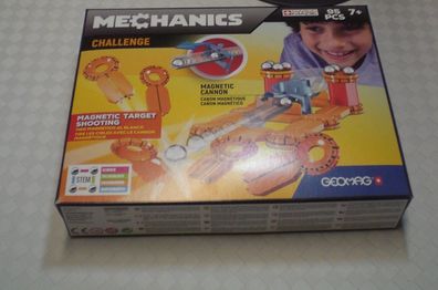 Geomag - Mechanics Challenge, mechanisch, 95 Teile Bauspielzeug,