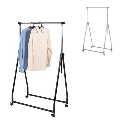bremermann Kleiderstange klappbar, Kleiderständer, Garderobenständer, rollbar