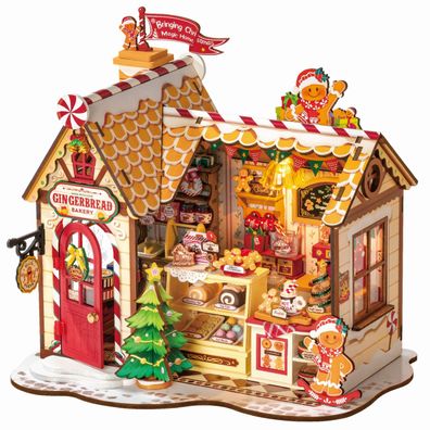 Rolife 3D-Holz-Puzzle DIY "Lebkuchenhaus"