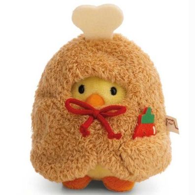 Nici mymochi Kuscheltier Küken Tschieps mit Chilisoße und Hähnchenkeulenkostüm in Ges