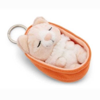 Nici Schlüsselanhänger Sleeping Pets Katze beige NICI GREEN
