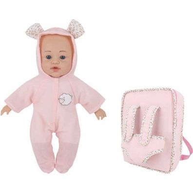 AMIA Babypuppe Lilly 30 cm mit Puppentrage