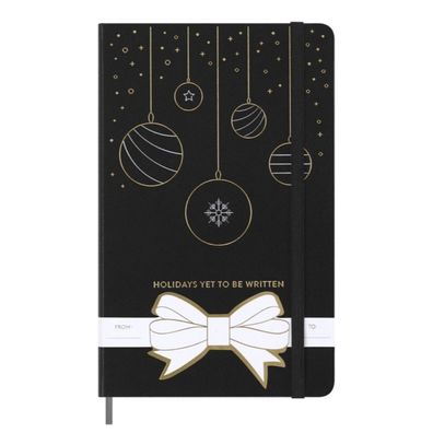 Moleskine Notizbuch Holiday-Edition schwarz / Hardcover / Large / Liniert