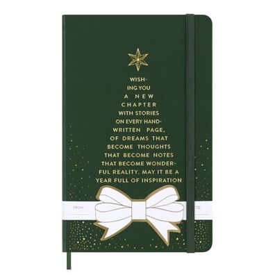 Moleskine Notizbuch Holiday-Edition grün / Hardcover / Large / Liniert