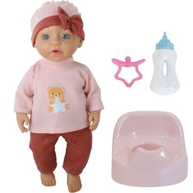 AMIA Trink- und Näßpuppe Rosy 40 cm mit Zubehör