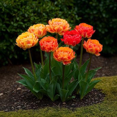 Exotenherz Blumenzwiebeln - Tulpen Tulipa Gudoshnik Double gefüllt blühend (12