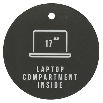 Praktischer Rucksack mit modernem Design und 17"-Laptopfach