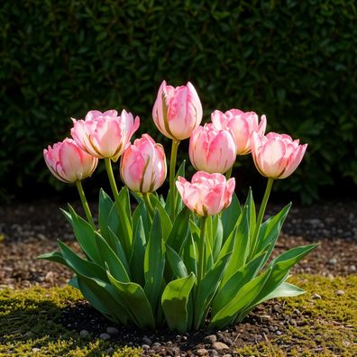 Exotenherz Blumenzwiebeln - Tulpen Tulipa Double Pink (12 Stück)