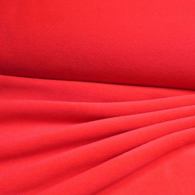 Meterware, Preis pro 0,5 lfdm: Polarfleece, anti-pilling, neon-orange, 150 cm breit