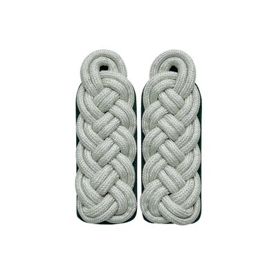 Silber Majorsgeflecht Rundschnur - Schultergeflechte