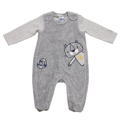 Eltern by Salt & Pepper Jungen / Baby Playsuit / Strampler / Spieler in kuscheligem